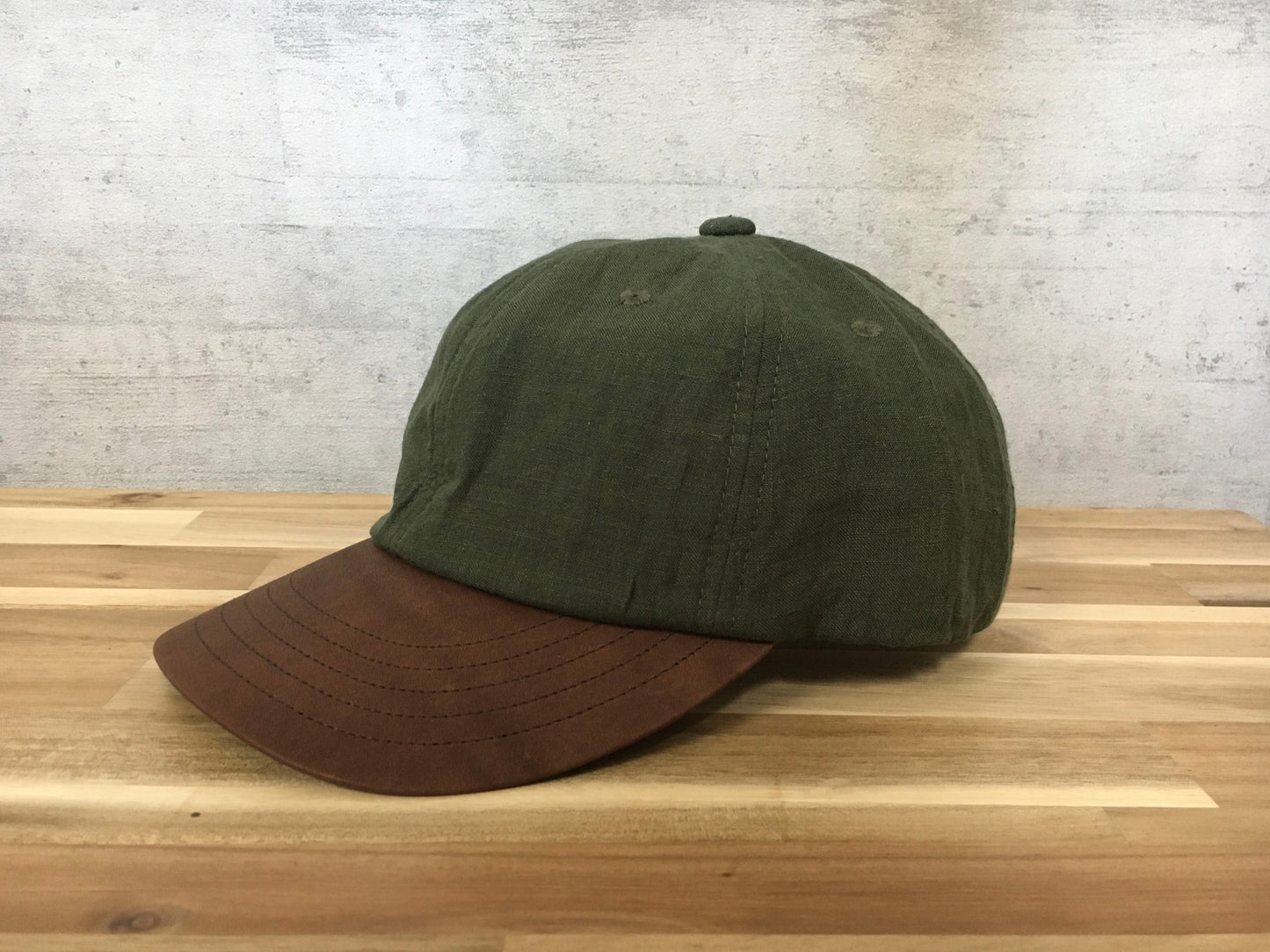 morno № 724513 レザー×リネンB.B.キャップ