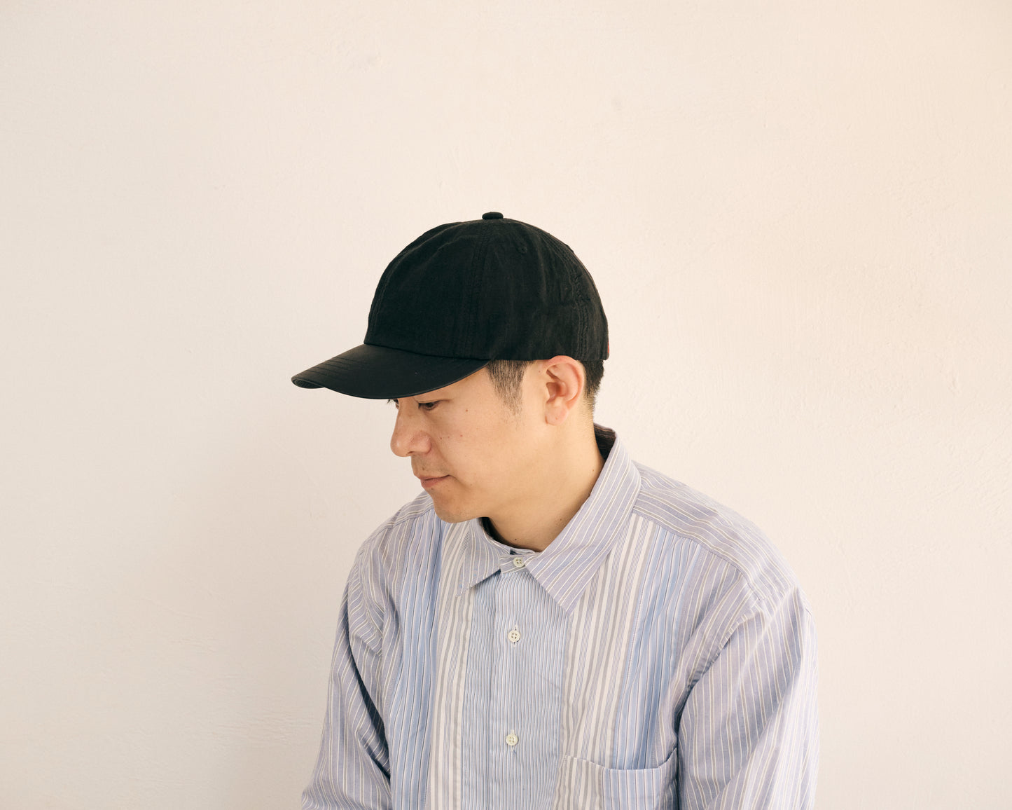 morno № 724513 レザー×リネンB.B.キャップ