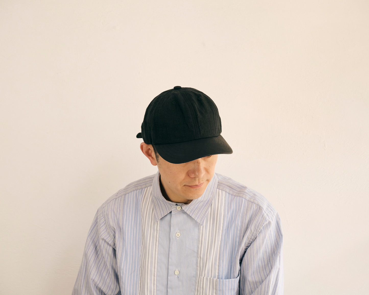 morno № 724513 レザー×リネンB.B.キャップ