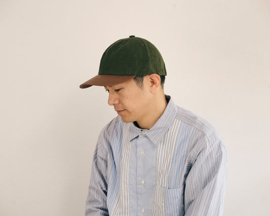 morno № 724513 レザー×リネンB.B.キャップ