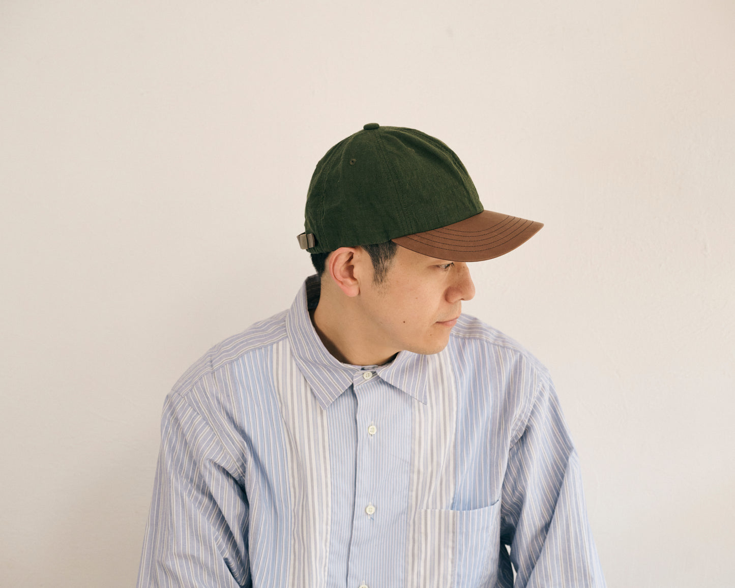 morno № 724513 レザー×リネンB.B.キャップ