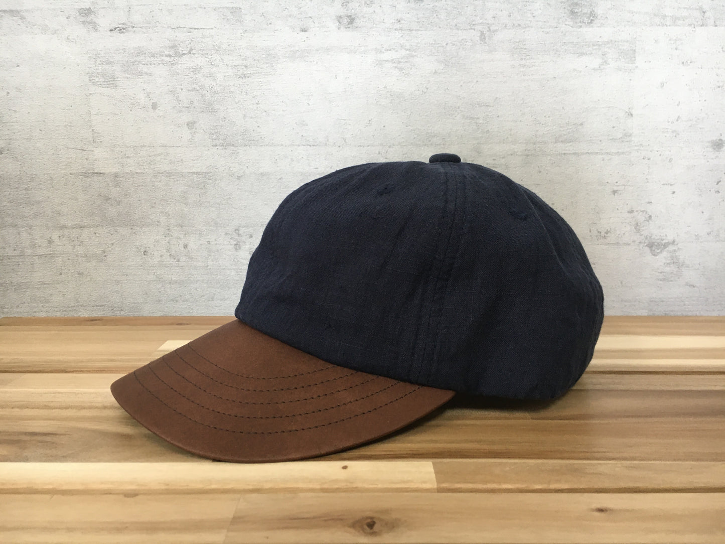 morno № 724513 レザー×リネンB.B.キャップ