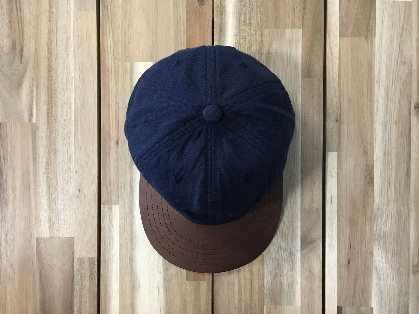 morno № 724513 レザー×リネンB.B.キャップ