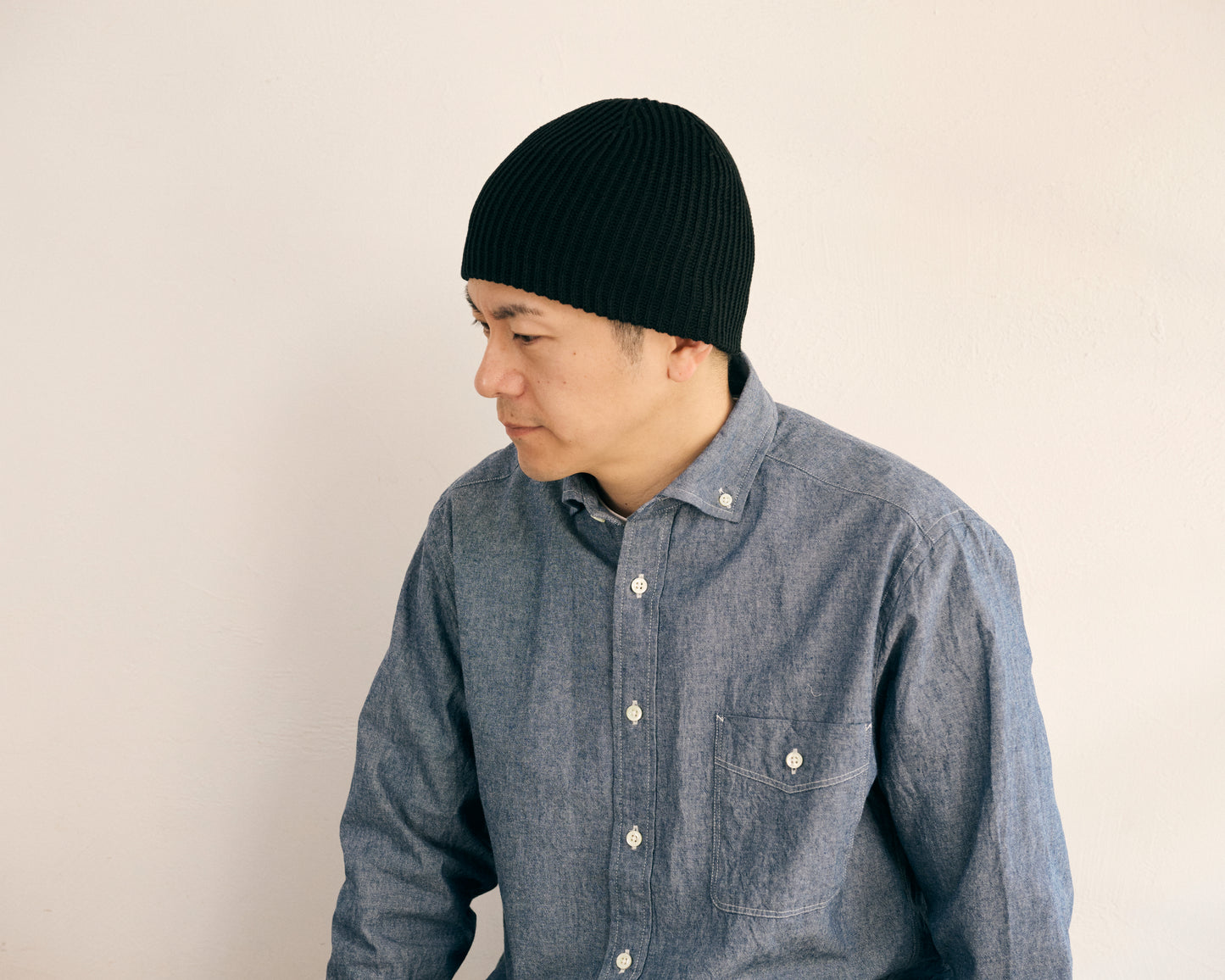 morno № 724525  綿麻ニットビーニー