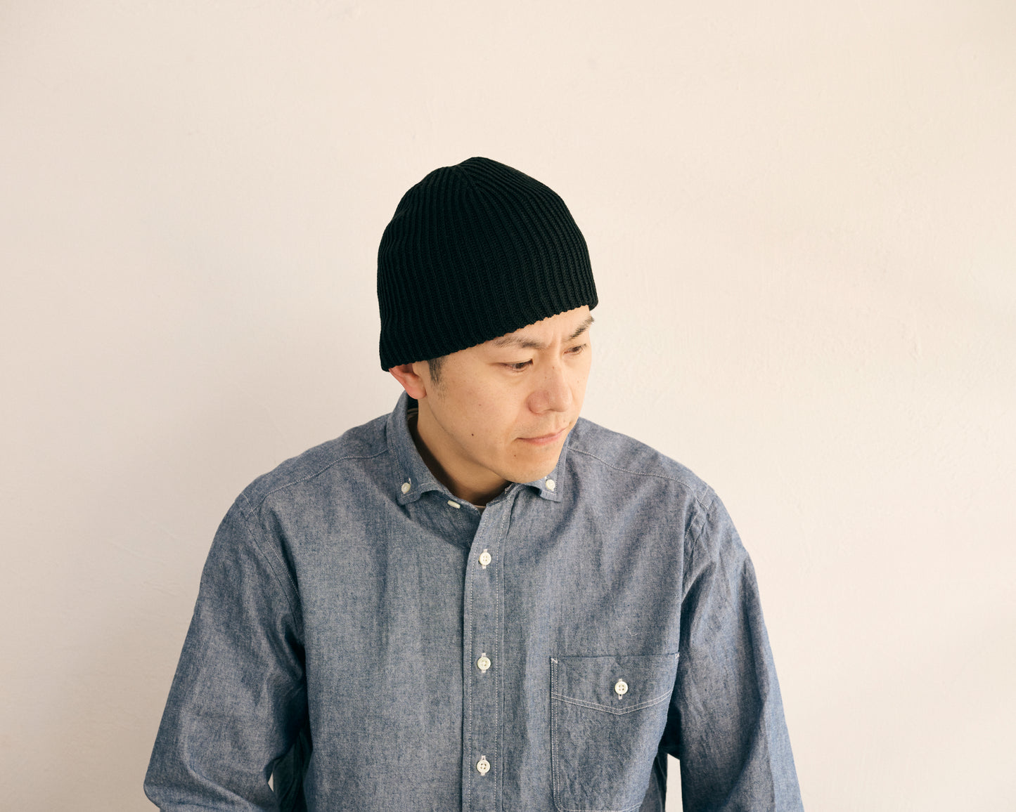 morno № 724525  綿麻ニットビーニー
