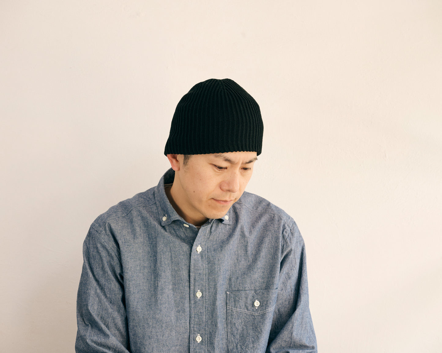 morno № 724525  綿麻ニットビーニー
