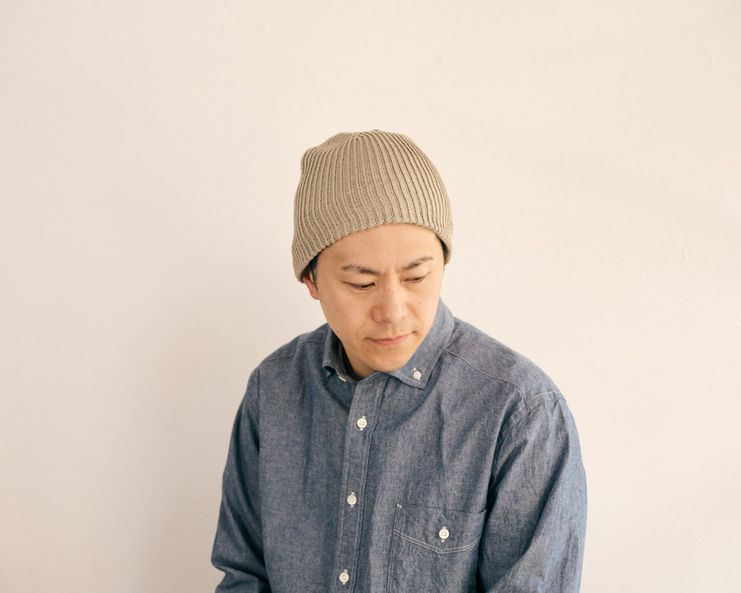 morno № 724525  綿麻ニットビーニー