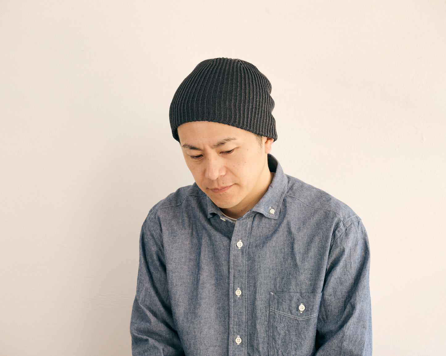 morno № 724525  綿麻ニットビーニー