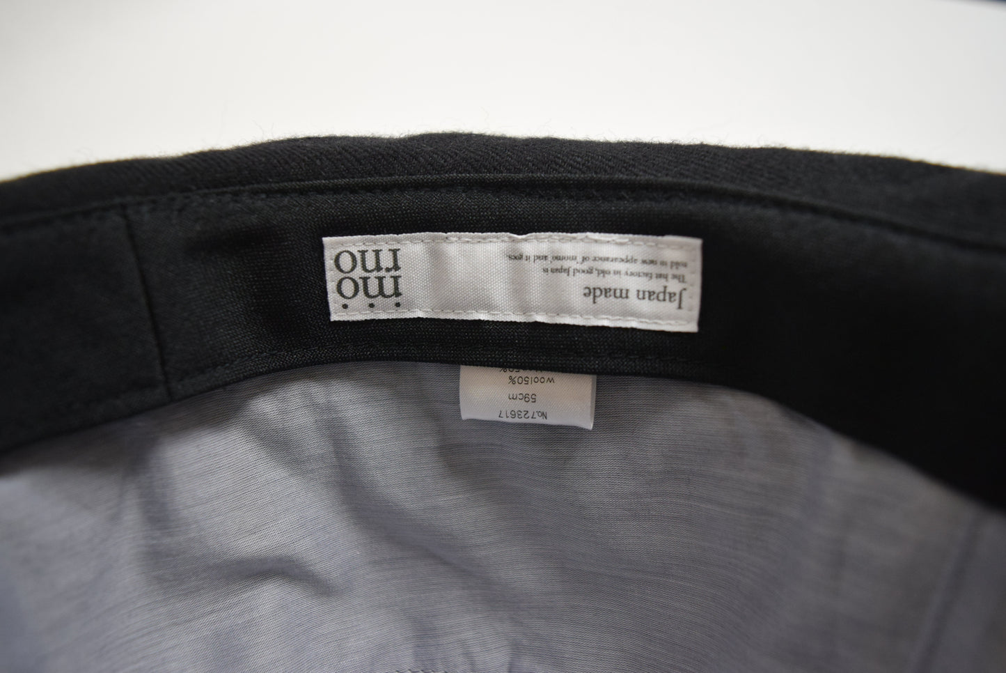 morno № 724618 ウールコットンソフト中折れハット