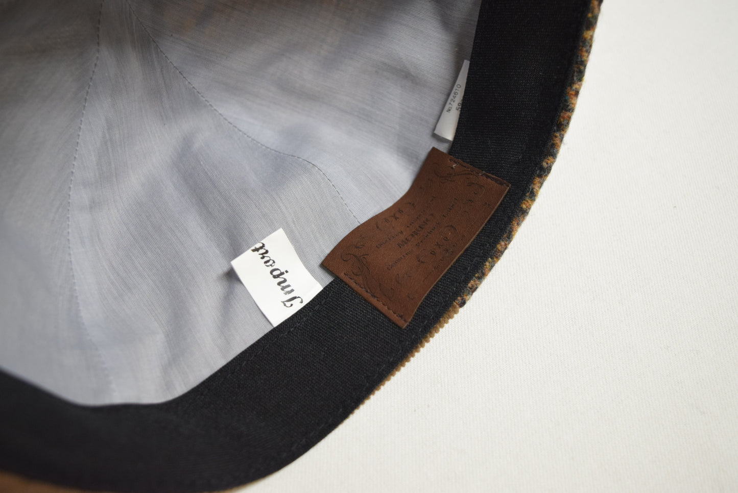morno №724610  パッチワークショートブリムキャップ 【SOLD OUT】