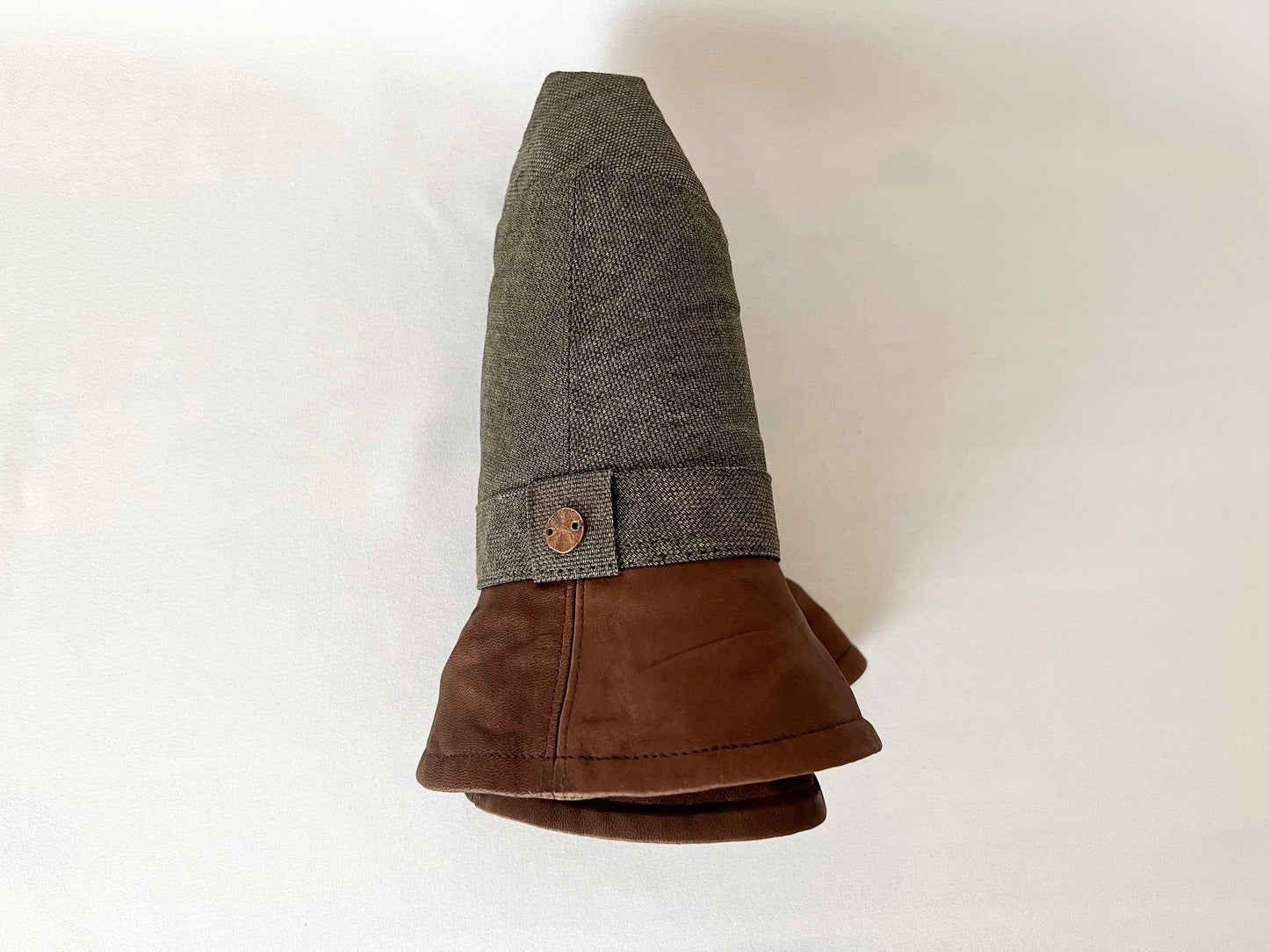 morno № 723625 ロングブリムペーパー×レザーマニッシュ