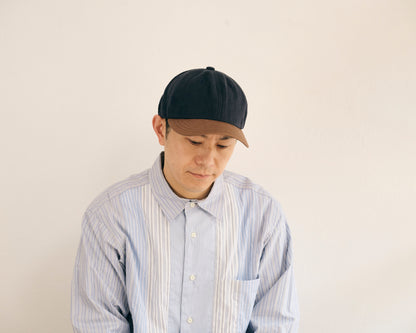 morno № 724513 レザー×リネンB.B.キャップ