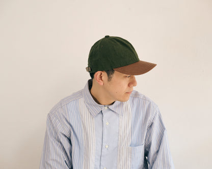 morno № 724513 レザー×リネンB.B.キャップ