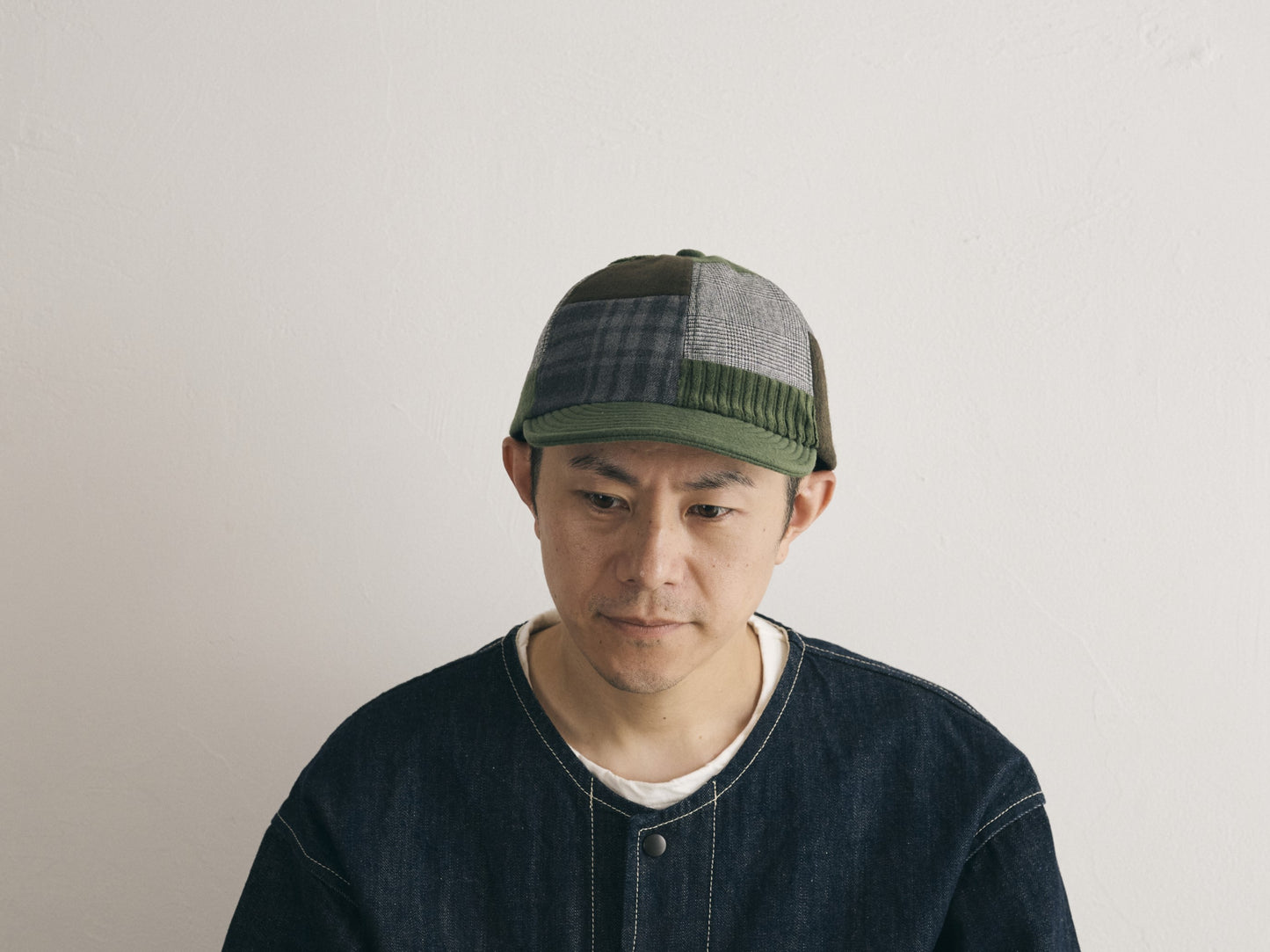 morno №724611  パッチワークショートブリムキャップ