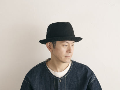 morno № 724618 ウールコットンソフト中折れハット