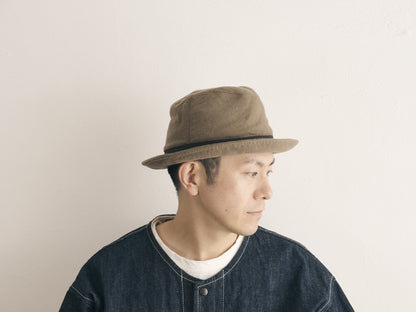 morno № 724618 ウールコットンソフト中折れハット