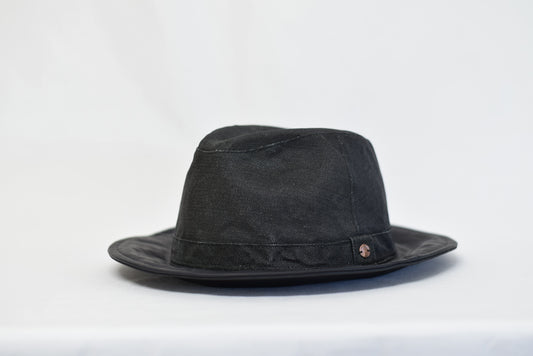 morno № 723625 ロングブリムペーパー×レザーマニッシュ