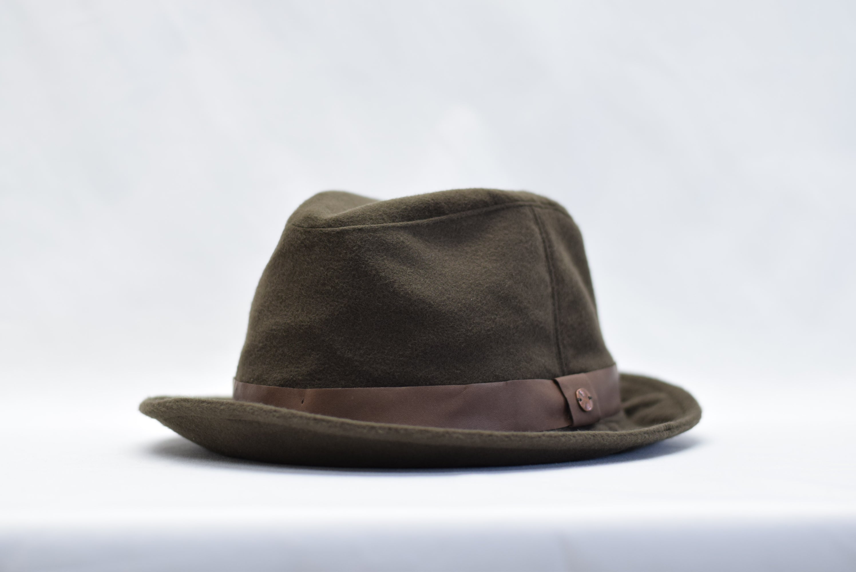 morno　モーノ　ウールコットン　ソフト中折れハット　Color　ブラック mornoモーノウールコットンソフト中折れハットColorブラック